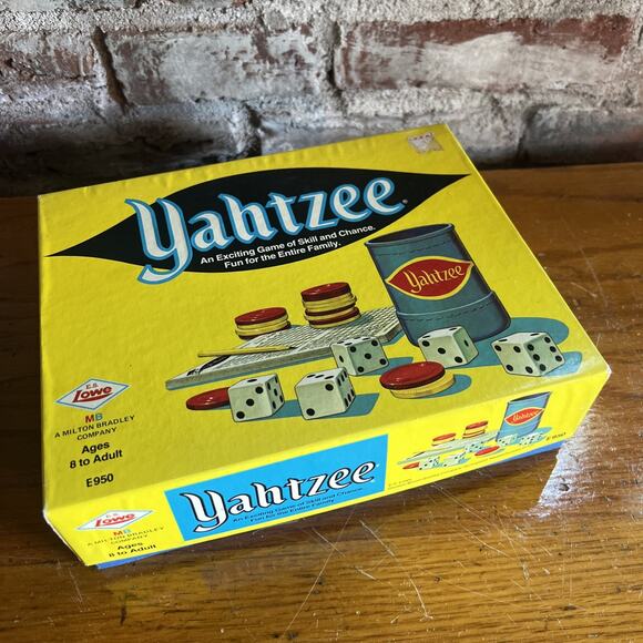 Vintage Classic Yahtzee Board Dice Game 1956 NEW - Picture 1 of 7